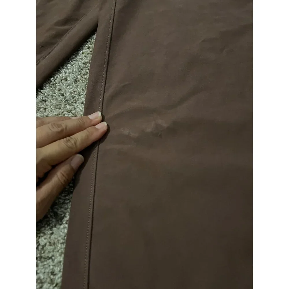 Lululemon Brown Capri wide leg work attire Pants (with marking) size 25